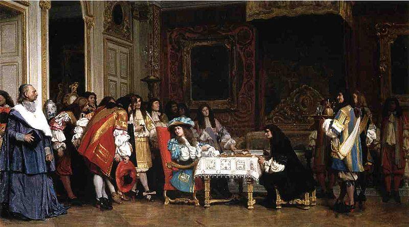 Jean Leon Gerome Louis XIV and Moliere Spain oil painting art